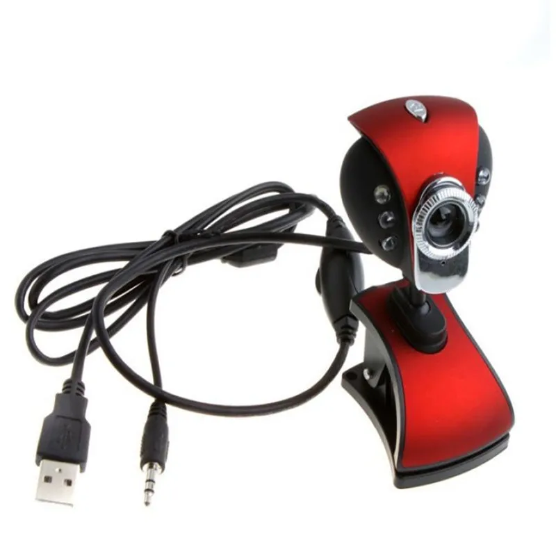 web camera with mic for computer USB 50.0 Mega 6 LED HD cam Camera