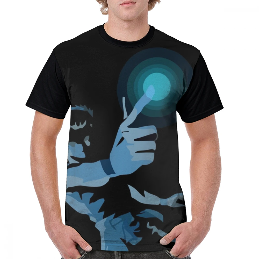 Yu Hakusho T Shirt Spirit Gun футболка полиэстер Милая графическая футболка с Короткими Рукавами Летняя 6xl Мужская футболка с изображением - Цвет: Черный