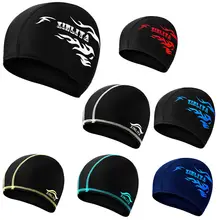 Mens Womens Swimming Hat Cap Swim Stretch Waterproof Nylon Lycra Bathing Hat