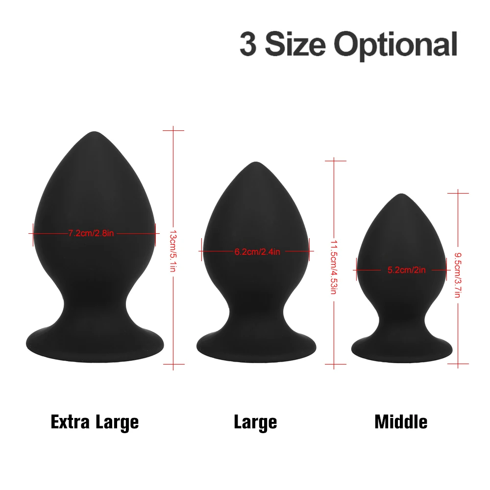Anal Plug Stimulation Vibrator Masturbation Super Big Butt Plug 7 Modes Orgasm Stimulator Prostate Massager BDSM Erotic Sex Toys