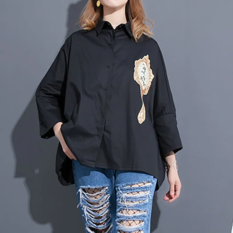 Autumn New Girls Wild Dovetail Stripes Fashion Solid Color Shirt Dress Tide