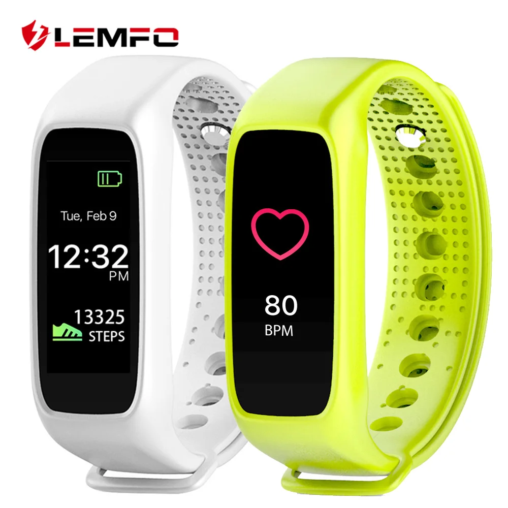 LEMFO L30T Fitness Bracelet Smart Band Dynamic Heart Rate Monitor Full