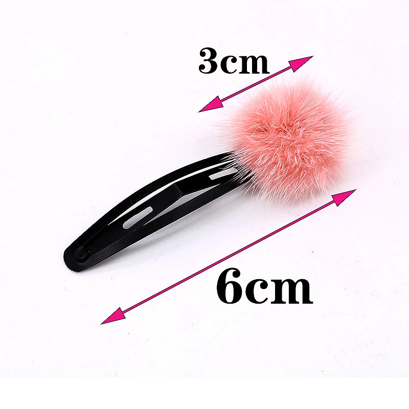 BB Clops Alloy Children Unique Wedding Graceful Mink hair 1PC/2PCS Gifts 2019 New Arrival Kids Girls 5 Colors Ball Gifts
