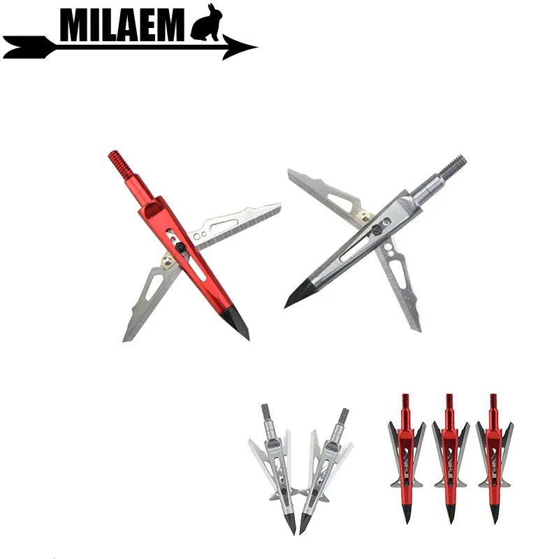 

3/6/12pcs Archery Arrowhead Fixed 2 Blade Broadhead Stainless Alloy Blade Arrowhead Arrow Tips Hunting Shooting Accessory