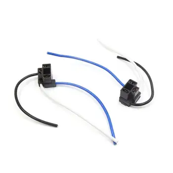 

uxcell 2pcs H4 Bulb 3 Wire Car Headlamp Fog Light Wired Harness Socket Connector