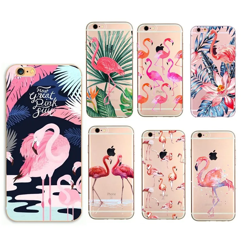 Чехол с изображением фламинго для Iphone xs роскошный силиконовый чехол 5 5S SE