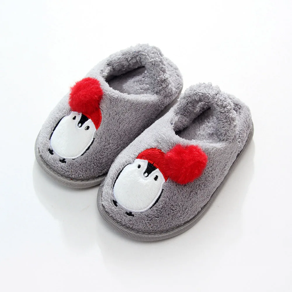 TELOTUNY Baby Winter Slippers thick warm Flock Toddler Slipper 0 4