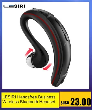 LESIRI Upgrade Y3+ Bluetooth наушники, гарнитура, ушные крючки, беспроводные гарнитуры V4.1, шумоподавление, HD микрофон, музыка для iPhone huawei