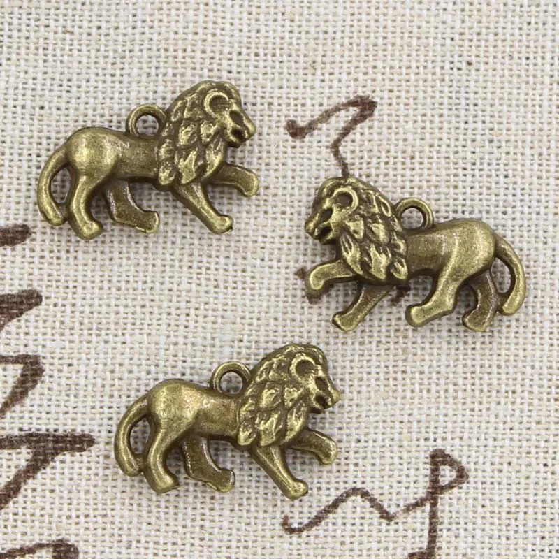 

5pcs Charms lion 15x22mm Antique Making pendant fit,Vintage Tibetan Bronze,DIY Handmade Jewelry