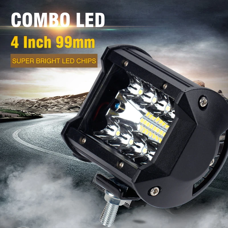 Светодиодная панель OKEEN 4 дюймовая рабочего освещения для внедорожников лодок