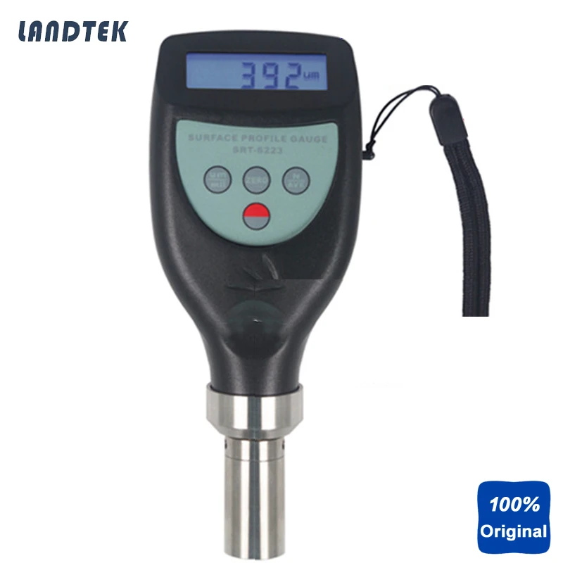 Portable surface profile gauge surface roughness tester range 0 mils to
