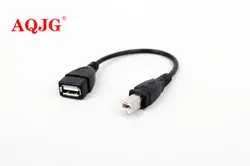 Мини Портативный USB 2,0 Женский B Мужской разъем адаптера AF для BM конвертер для принтера Plug And Play