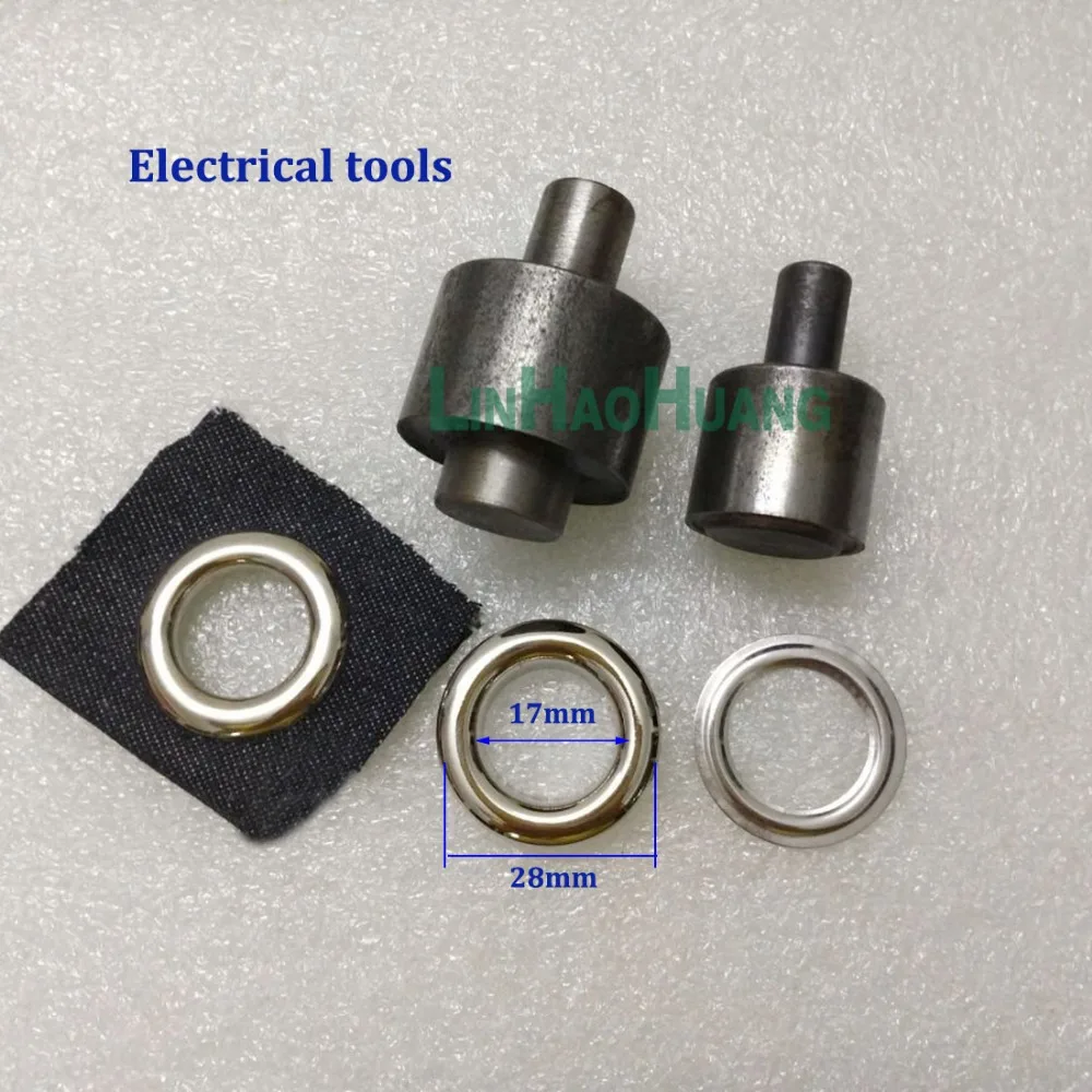 Металлическая стальная литейная форма внутренний диаметр 17*28 мм для металлический люверс ручная соковыжималка люверсы точечная оснастка форма для пуговицы инструмент подходит
