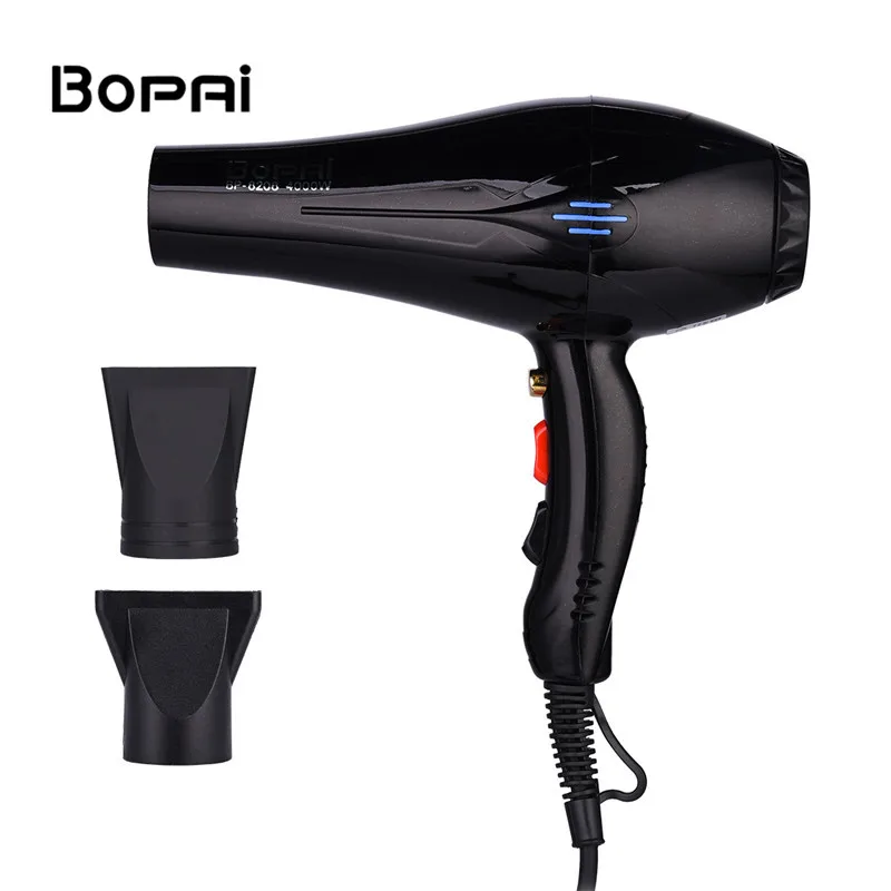 Secador de Cabelo Grande Potência Profissional Íon Negativo Secador Casa Salão Estilo Cabelo 2 Vento Coleta Bocal 31 4000 w 4 Cheap Secadores de cabelo