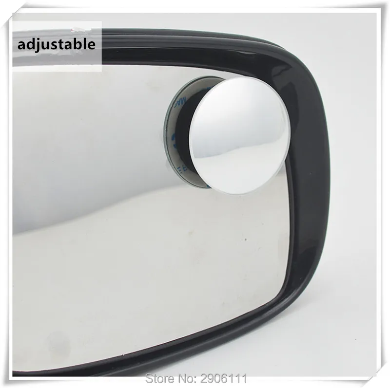 2pcs 360 Degree Car mirror Wide Angle Convex Blind Spot mirror for Jeep