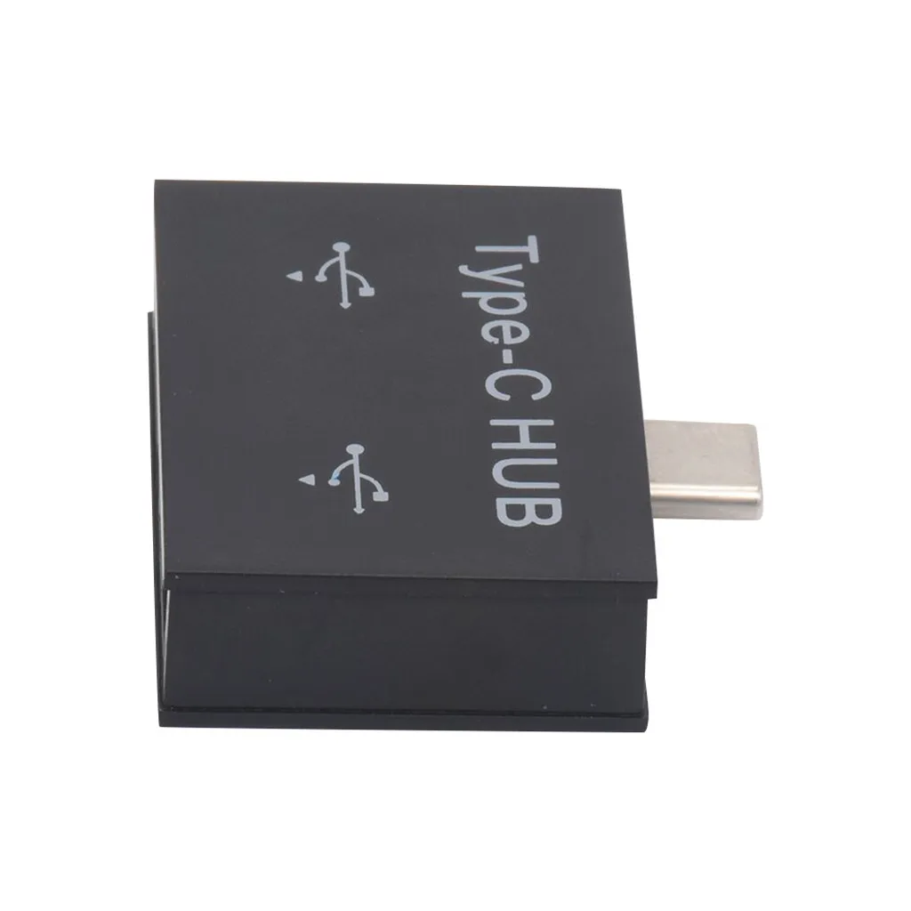 USB usb-хаб 2в1 type-C на 2 порта зарядное устройство концентратор адаптер для смартфона или компьютера сплиттер ПК Компьютерные аксессуары