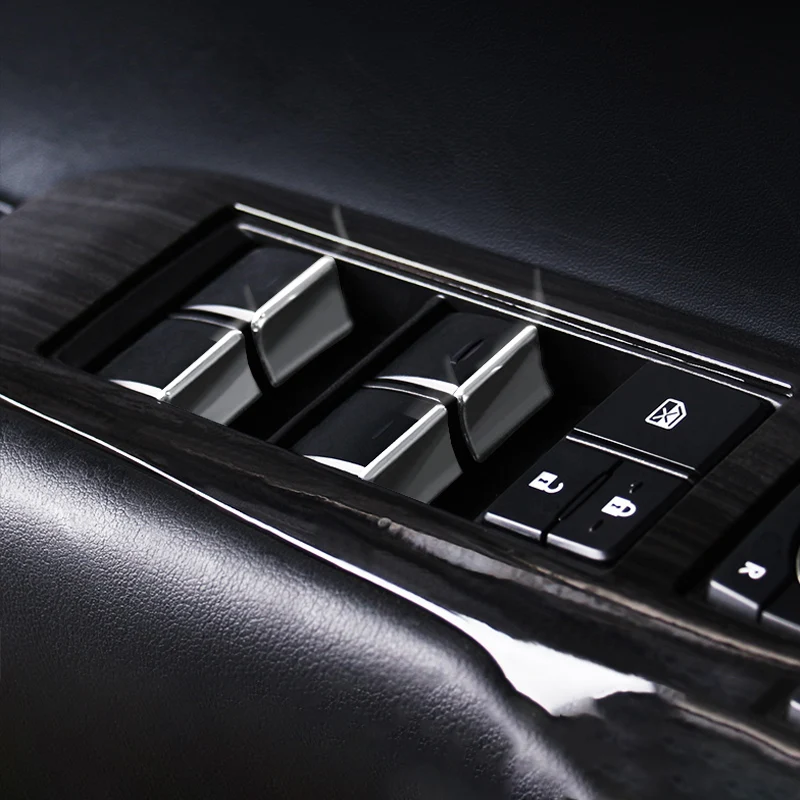 

Car window glass switch button Decorative sticker sequins Door armrest frame For Lexus NX200 NX300 200T 300H 2015-2018