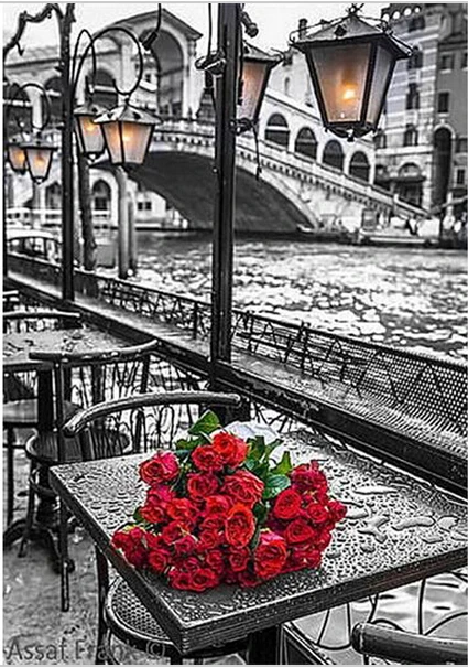 

DIY diamond painting cross stitch Needlework diamond mosaic diamond embroidery flowers red rose pattern hobbies and crafts