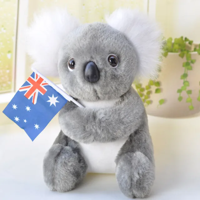 Free Shipping 22cm Cute Australia Stuffed Animal Plush toy australia koala bear cinereus H128에서