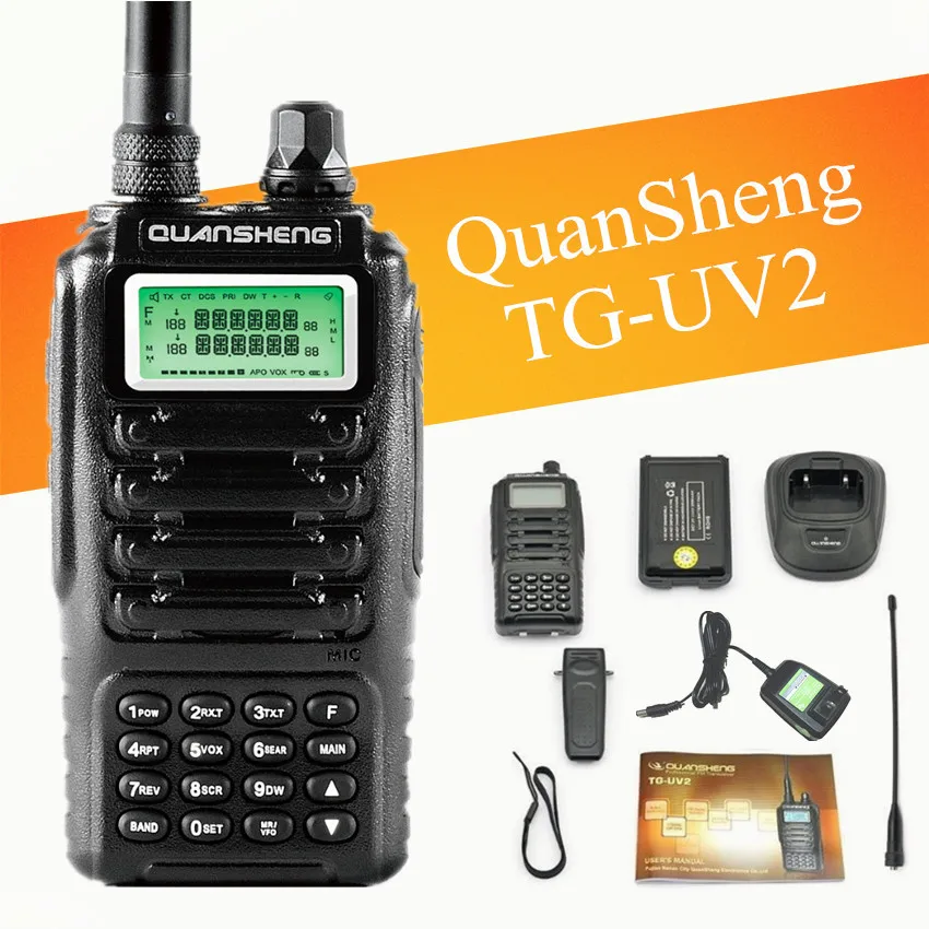 bilder für Dual band 2 way radio dual standby-dual-display QUANSHENG TG-UV2 mit FCC ce-zertifizierung Walkie Talkie bilder für Dual band 2 way radio dual standby-dual-display QUANSHENG TG-UV2 mit FCC ce-zertifizierung Walkie Talkie