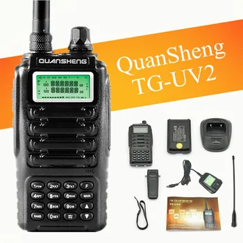 

Dual band 2 way radio dual standby dual display QUANSHENG TG-UV2 with FCC CE certification Walkie Talkie