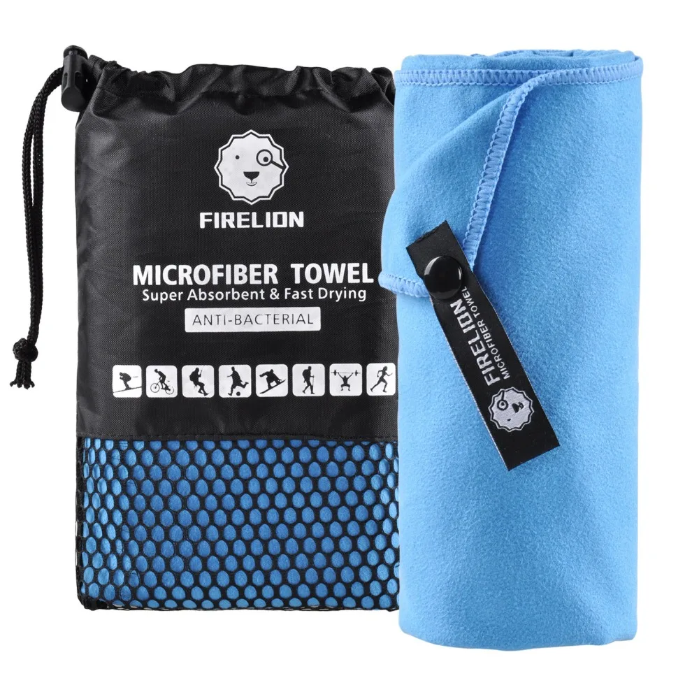 Hike Outdoor Travel Camping Shower Towel Microfiber Quick Drying Beach Swimming 