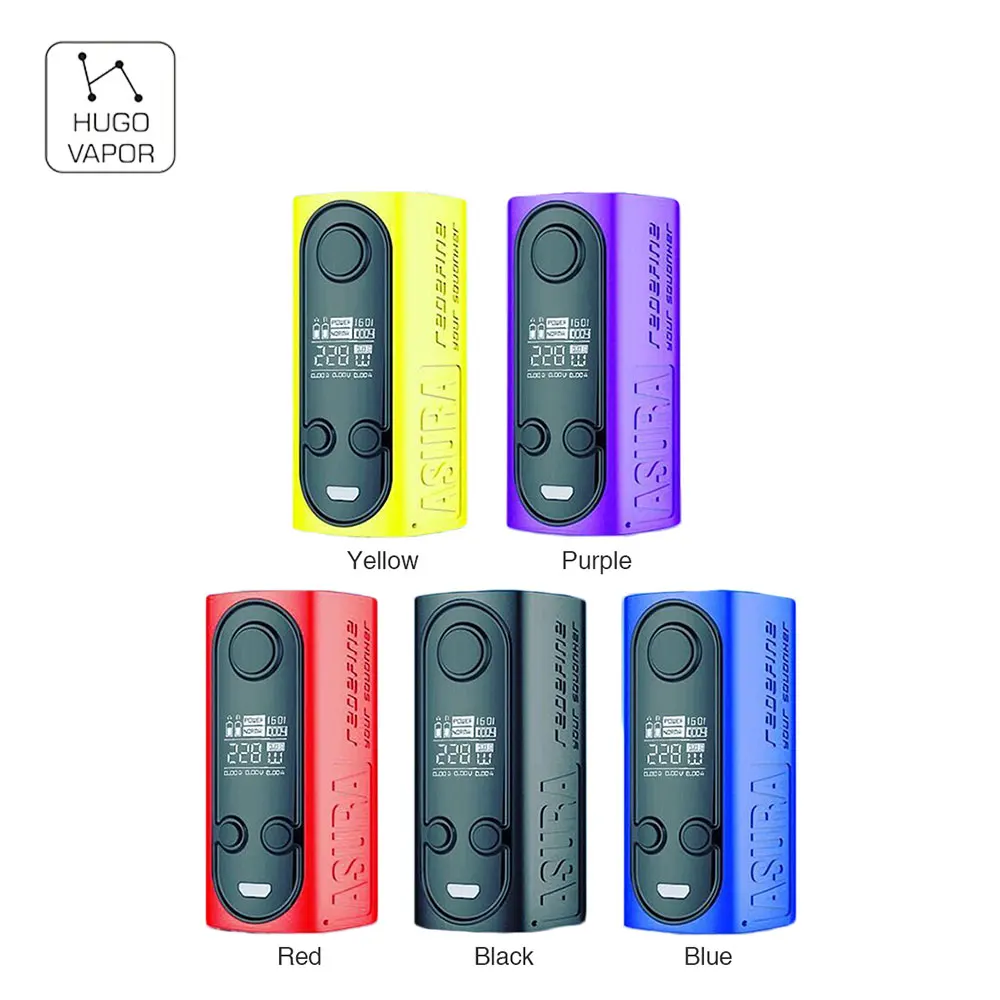 

Hugo Steam ASURA 228 W 2 in an electronic cigarette Squionk Mod 18650 battery box VAPE MOD VS