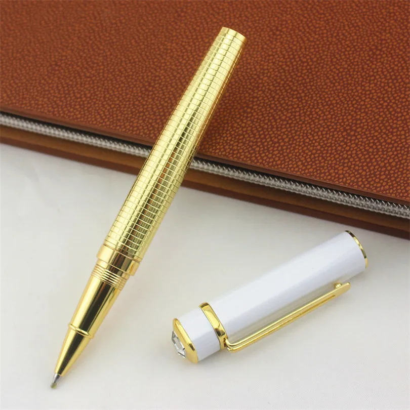 Роскошные Большой бренд Модель diamond бизнес ручка со средним наконечником Ручка роллер офисные школьные принадлежности