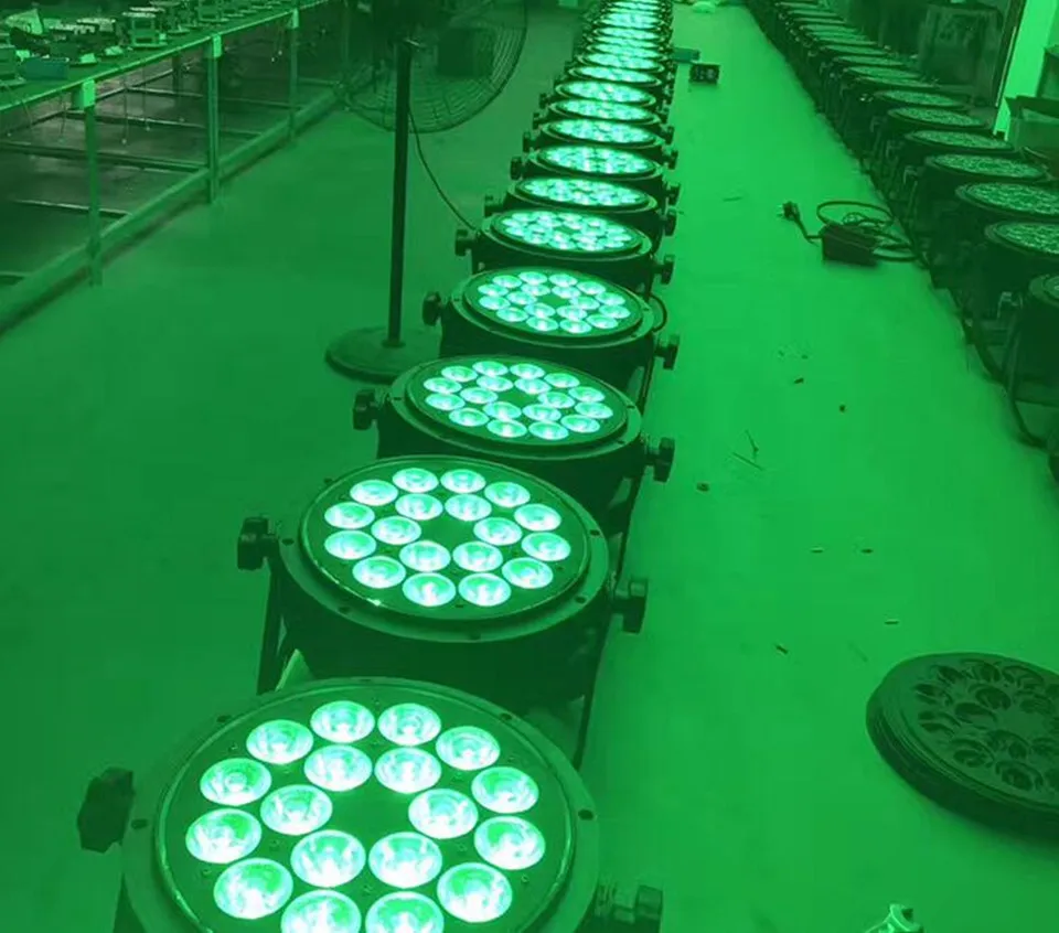 IP65 Водонепроницаемый led Par свет 18x18 Вт RGBWA + UV 6in1 LED par DMX512 контроль профессиональная