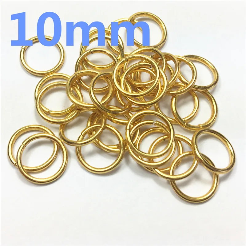 2-O Ring 10mm Metal for ribbon Dee Webbing Belt Buckles Bag Non Welded