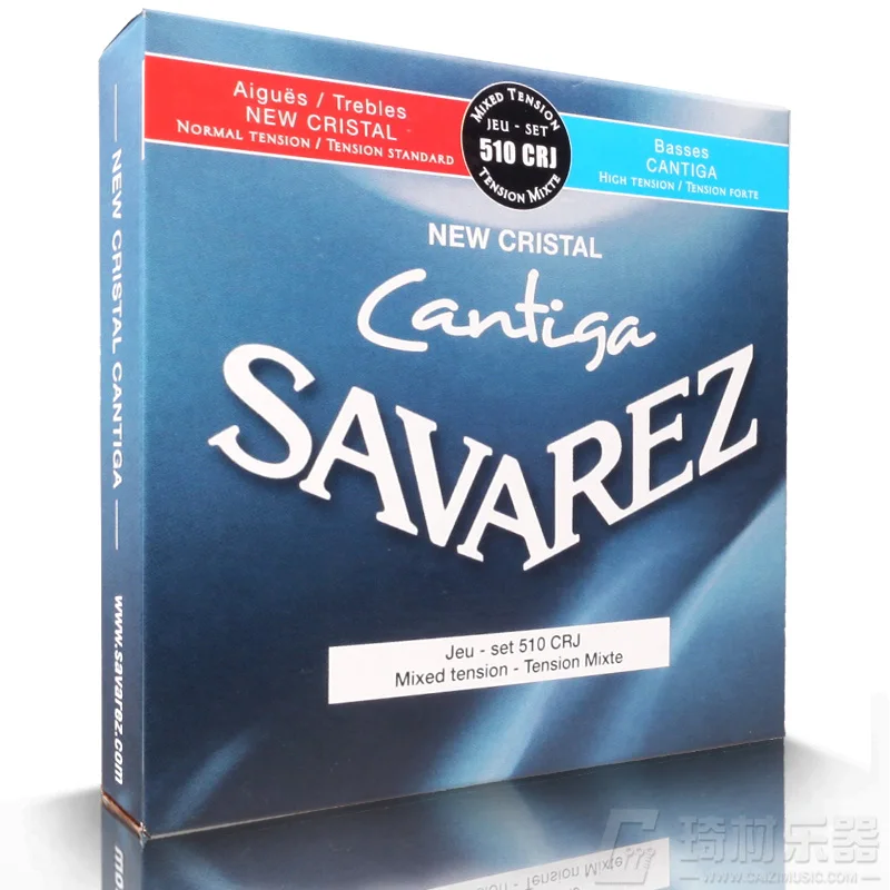 

Набор гитарных струн Savarez 510, Классические струны Cristal/Cantiga Normal/High Tension, 510CRJ