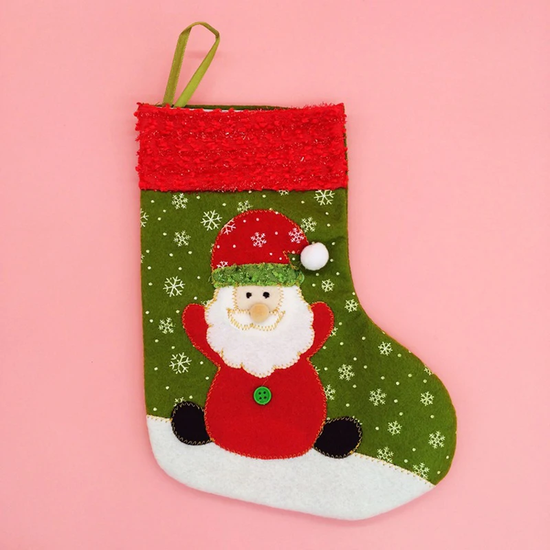 12 pieceslotbig size christmas stockings socks santa claussnowman candy gift bag xmas tree decor festival party ornament in stockings gift holders - Big Stockings For Christmas 12 pieceslotbig size christmas stockings socks santa claussnowman candy gift bag xmas tree decor festival party ornament in stockings gift holders - Big Stockings For Christmas