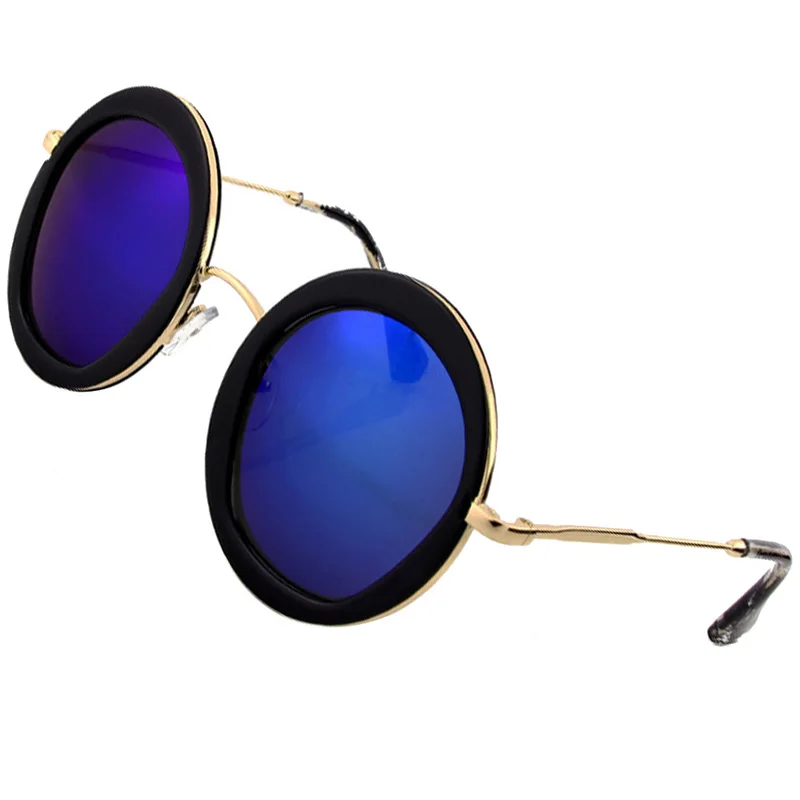 Luxury Women's Vintage Round Sunglasses - Retro Fashion UV Protection