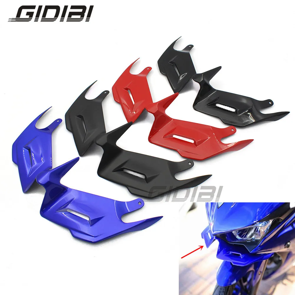 

For YAMAHA YZF-R3 YZF-R25 YZF R3 R25 Motorcycle Front Fairing Aerodynamic Winglets ABS Plastic Cover Protection Guards