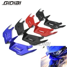 For YAMAHA YZF-R3 YZF-R25 YZF R3 R25 Motorcycle Front Fairing Aerodynamic Winglets ABS Plastic Cover Protection Guards For YAMAHA YZF-R3 YZF-R25 YZF R3 R25 Motorcycle Front Fairing Aerodynamic Winglets ABS Plastic Cover Protection Guards