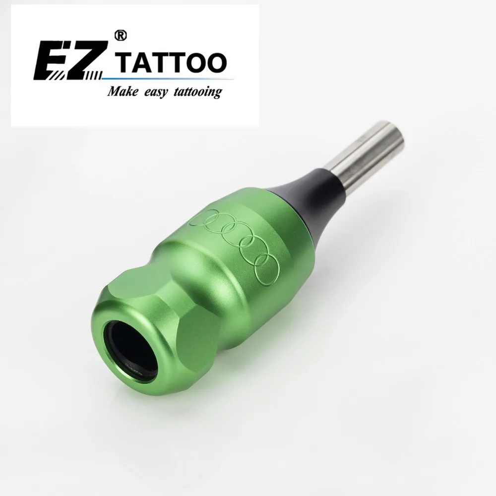 

25mm EZ Green Style Permanent Makeup Twist Ring Adjustable Cartridge Tattoo Grip with 2 Needle Bars for Rotary Tattoo Machines
