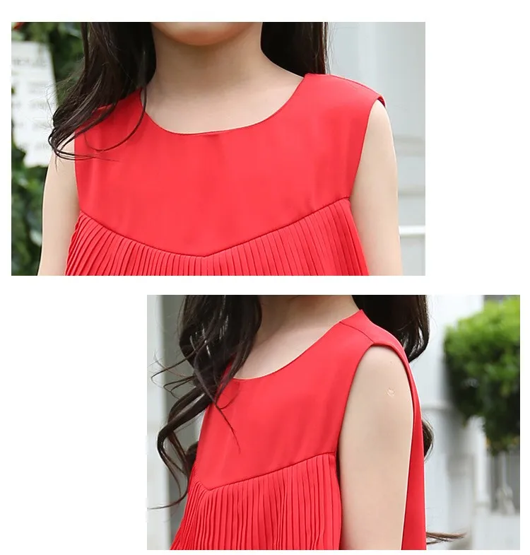 chiffon girls layered dress little teenage kids girl summer dress 2016 white red midi long dresses for girl clothes kids sundress 5 6 7 8 9 10 11 12 13 14 15 16 years old little teenage big girls dresses sleeveless children clothing (15)