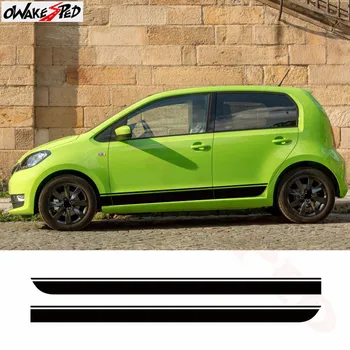 

Sport Speed Stripes Decals Car Door Side Skirt Decor Sticker Racing Styling Auto Body Accessories Vinyl Decal For Seat MII