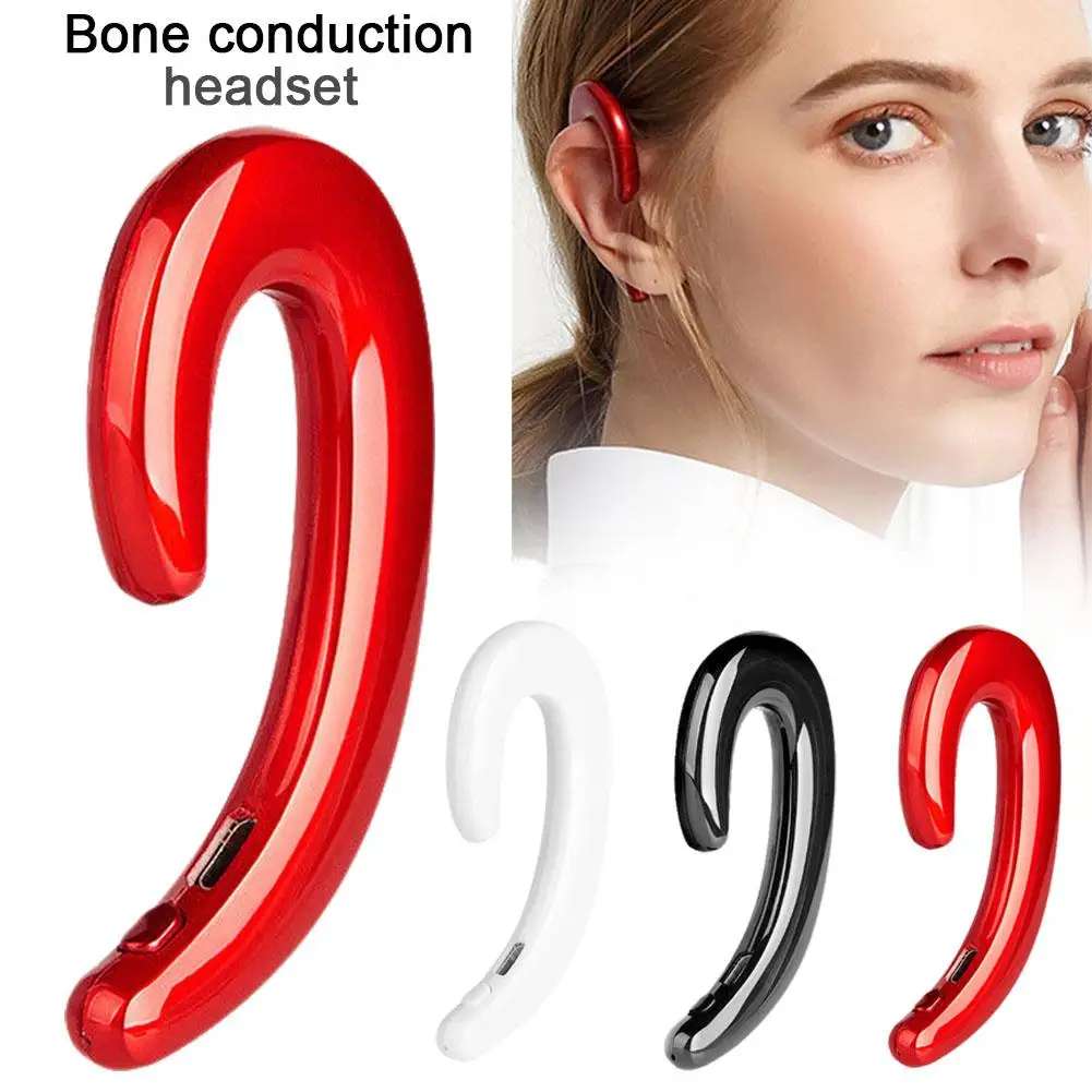K8 Universal Business Type Bluetooth Ear Hook Earphones Headphones