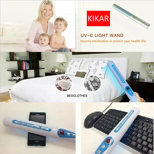 

Portable UV Sanitizer Hand Wand Ultra Violet Light Kill Bacteria Germ Sterilizer UVC Air Disinfector Disinfection UV-C Lamp Tube