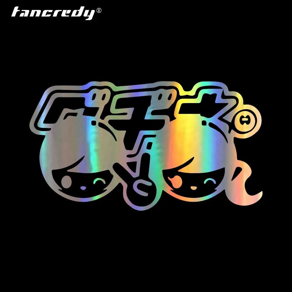 

17.5*9.7CM Funmy DRIFT BOY AND GIRL Car Stickers And Decals Car Bumper Sticker Car Styling Decoration Door Body Window Sticker