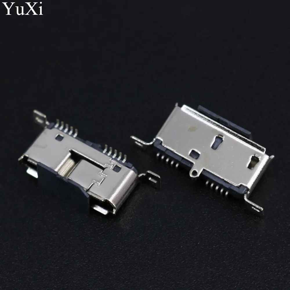 

YuXi 1PCS Micro USB 3.0 Jack Sockect Tail Charging Port Mobile Hard Disk Interface Micro Connector Female 180Degree Vertical