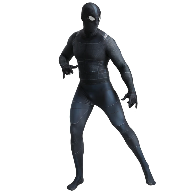 Adult Iron Spider Costume Spider Boy Far From Home Costume Venom Costume Cosplay Halloween Superhero Costume Men Suit Jumpsuit - Цвет: 8