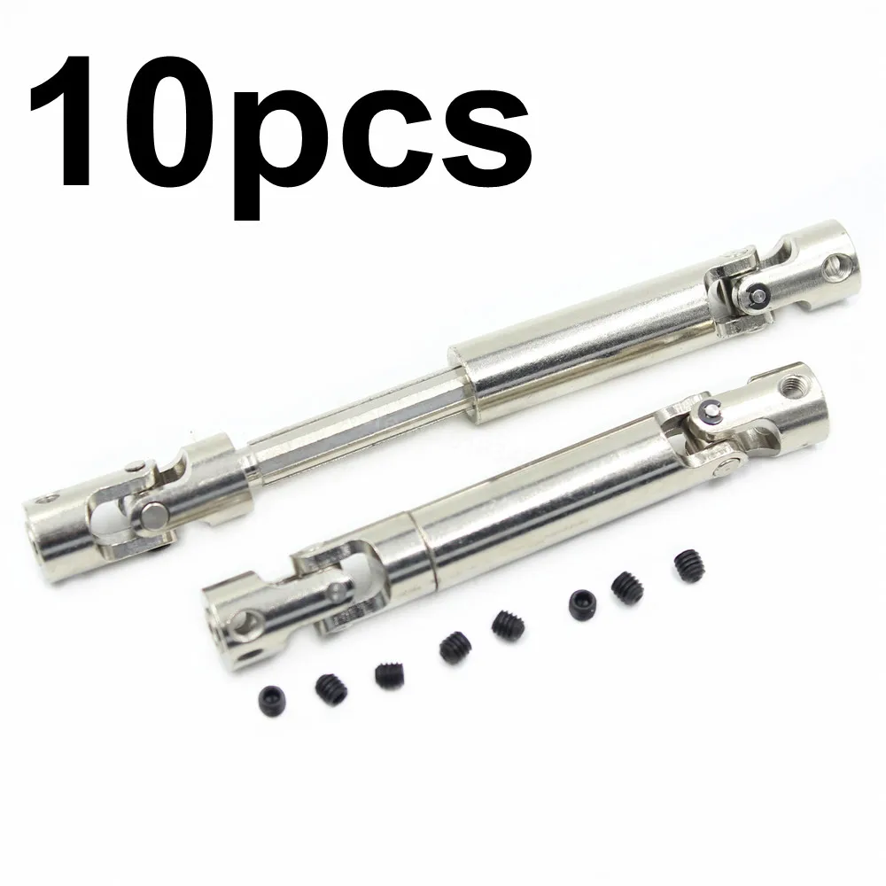 10pcs Lot Steel Drive Shaft CVD 110 155mm 90 115mm For 1 10 RC Crawler SCX10