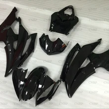 YZF R6 2008- зализа Abs для YAMAHA YZFR6 2011 обтекателя YZFR6 2011 Глянцевая черные кузовные комплекты