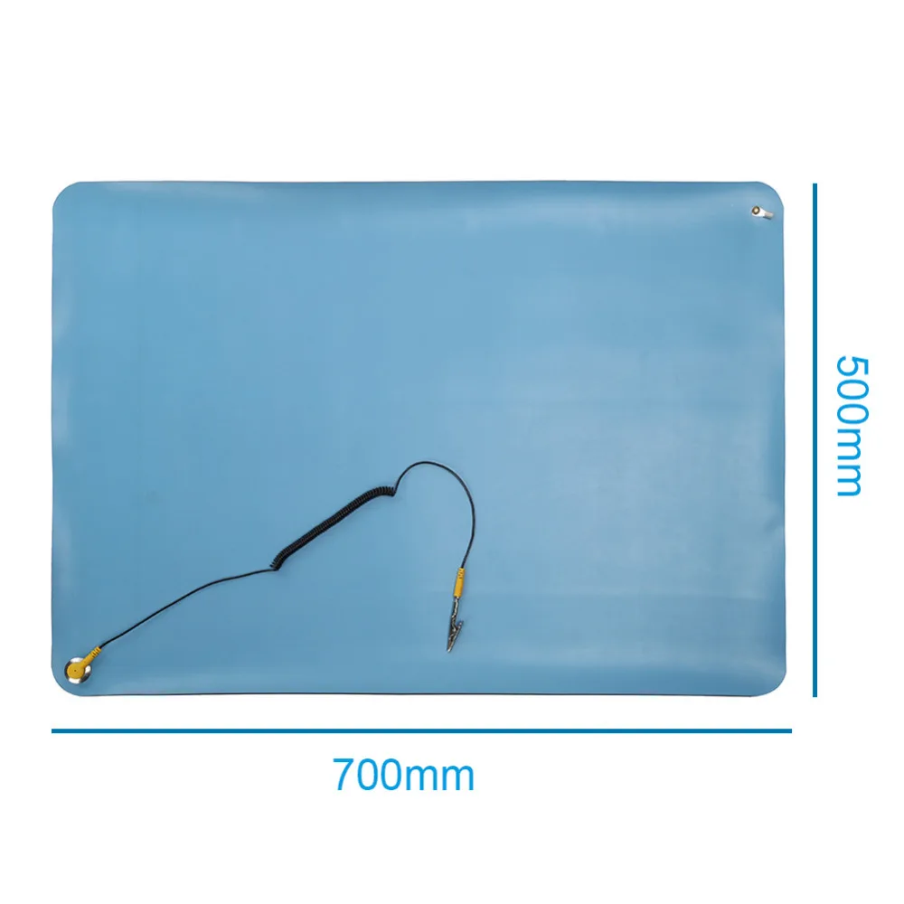 Aliexpress.com : Buy Anti static Mat+Ground Wire+ESD Wrist for Mobile Phone Computer Sensitive Electronics Repair Blanket Blue Black 700*500*2.0mm from ...
