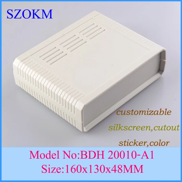 

4 pcs/lot supply for led plastic box case for instruments die cast enclosure plastic enclosures for pcb 160X130X48 mm