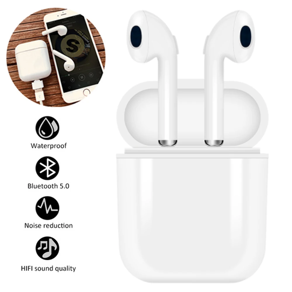 

X8 F10S TWS 5.0 Bluetooth headphone 3D stereo wireless earphone with dual microphone Noice Cancellation 1500mAh charging box