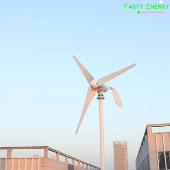 

Cheap!! 800W 1.3m start up three phase AC 12v 24v 48v Wind Turbine Generator with 12V 24V Auto regulator home use