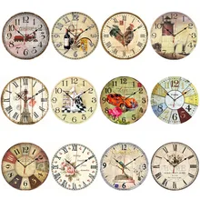 Vintage Wooden font b Wall b font font b Clock b font Large Shabby Chic Rustic